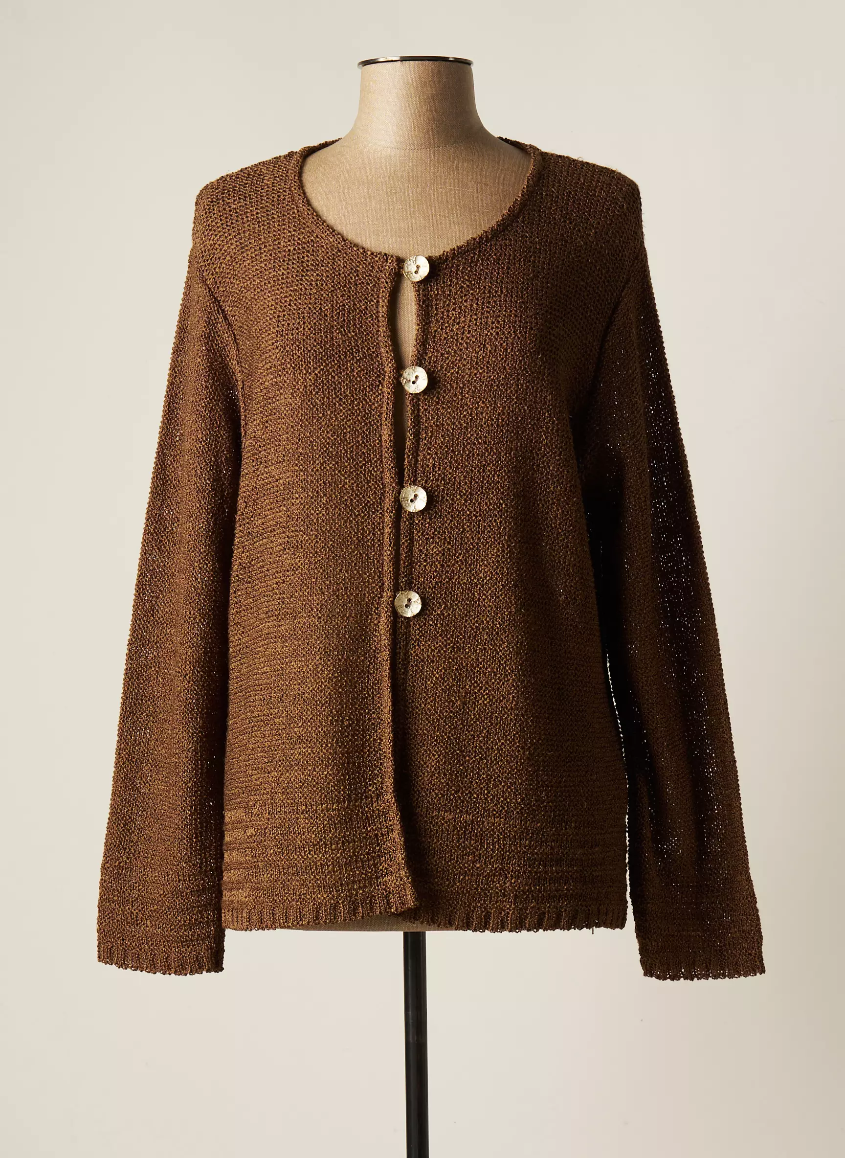 La Balade D Ursule Cardigans Femme couleur marron