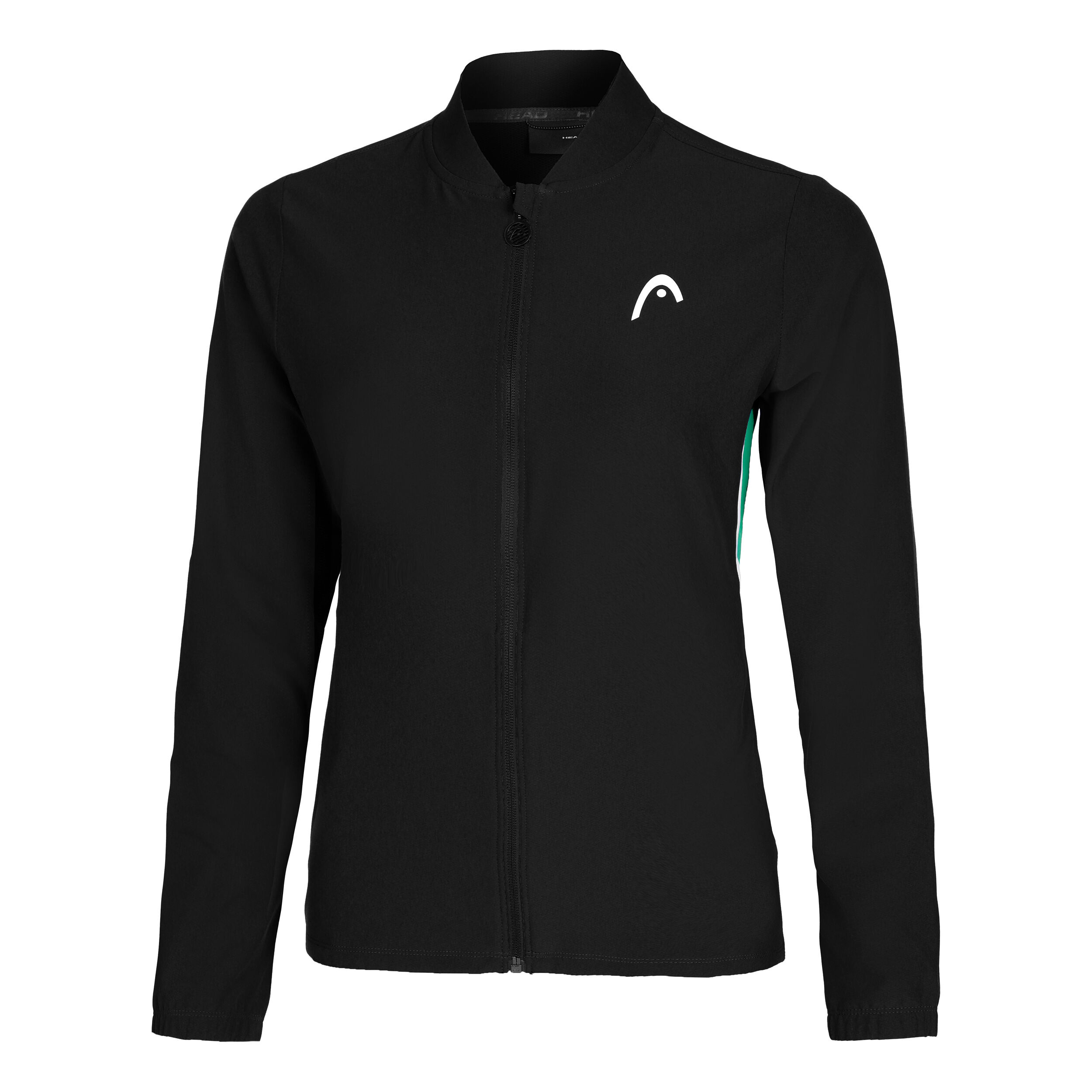 Breaker Trainingsjacke Damen - Schwarz, Grün
