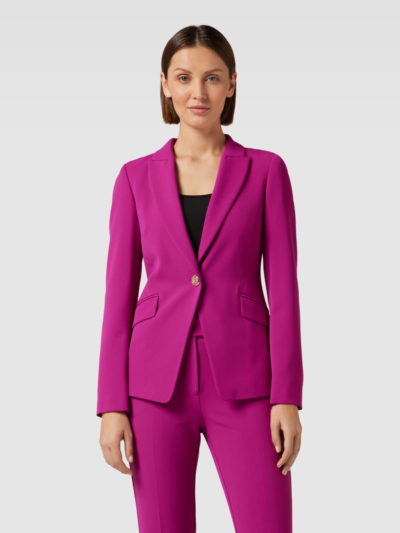 Blazer mit Reverskragen in violett