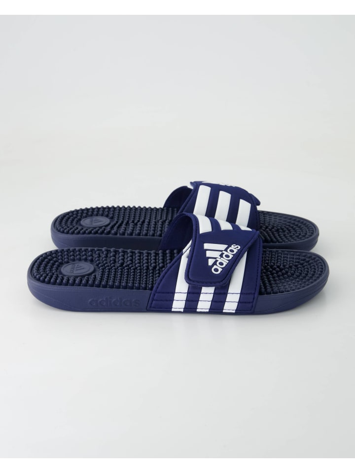 adidas Pantoletten in Blau günstig kaufen