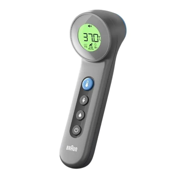 Braun BNT400, Θερμόμετρο Μετώπου Χωρίς Επαφή, Μαύρο