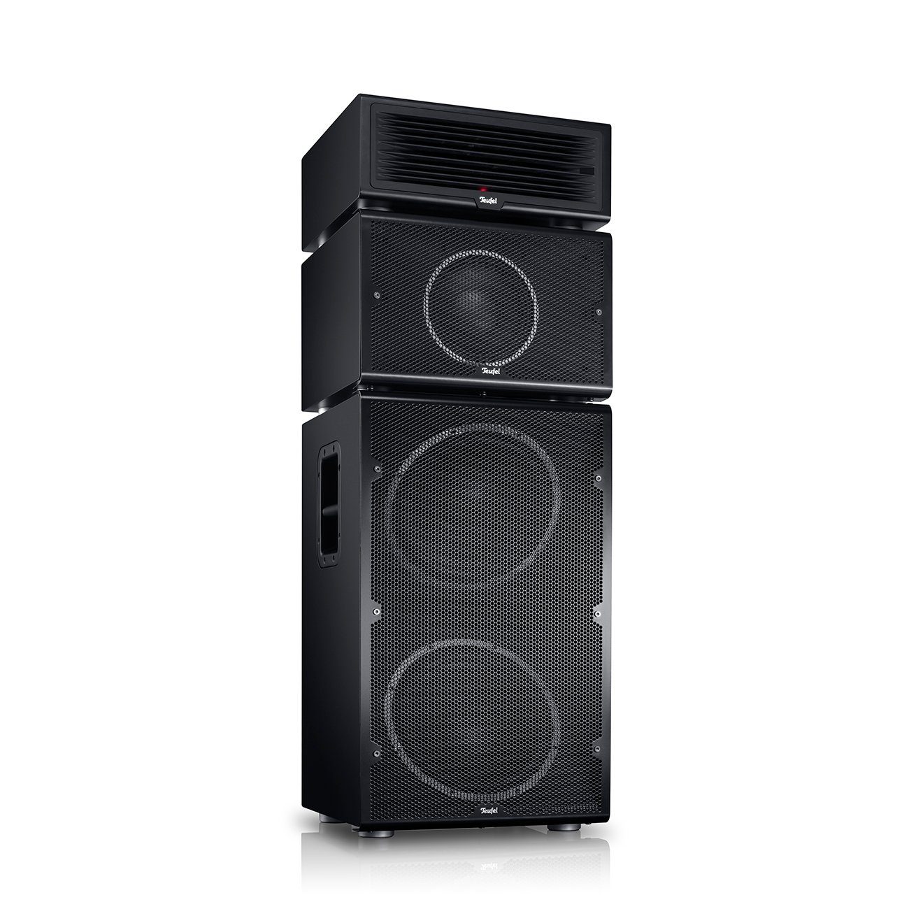 Teufel POWER HIFI Lautsprechersystem (Bluetooth, 440 W, Hocheffiziente Class-D-Verstärke)