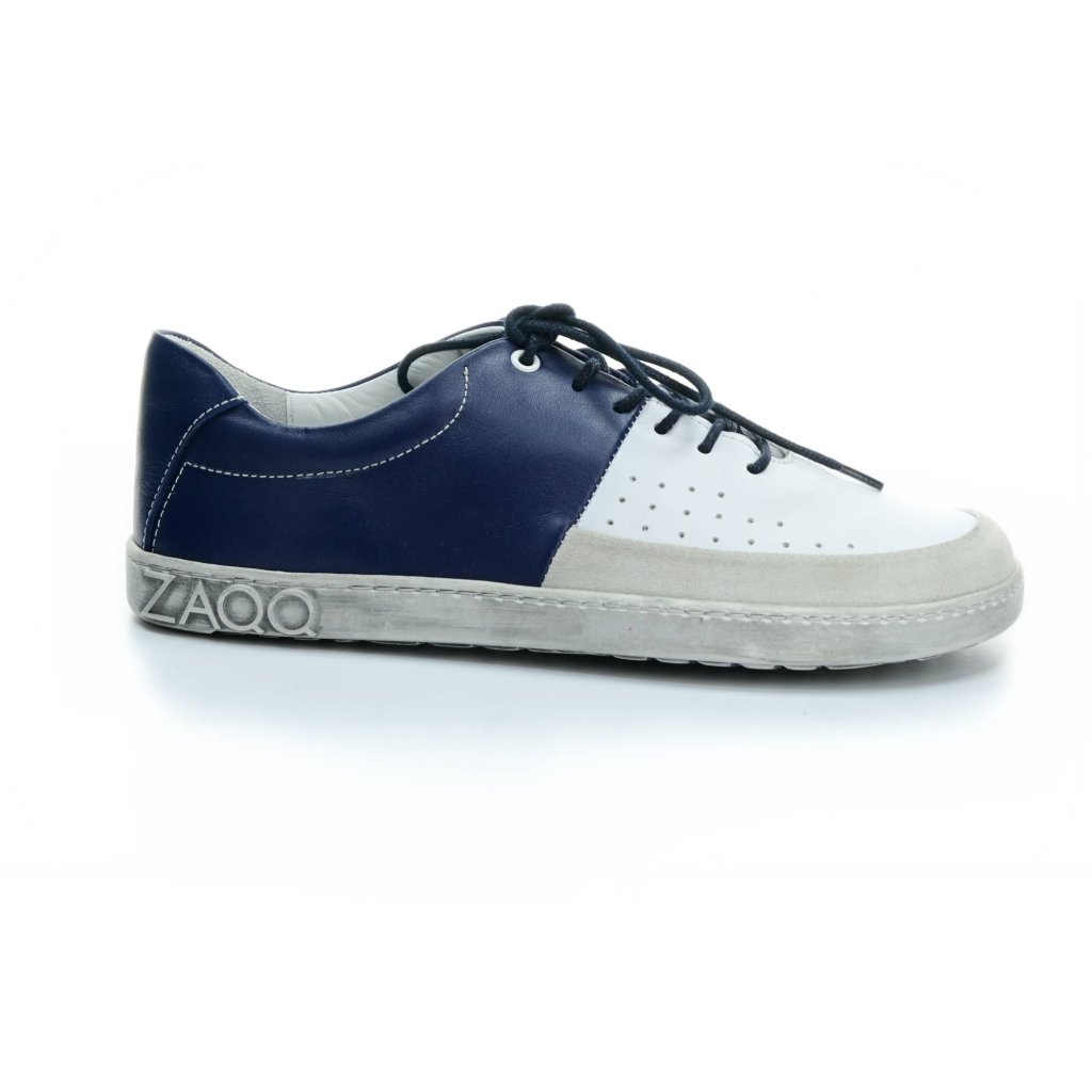 Zaqq Qool Navy Blue Barfußhalbschuhe