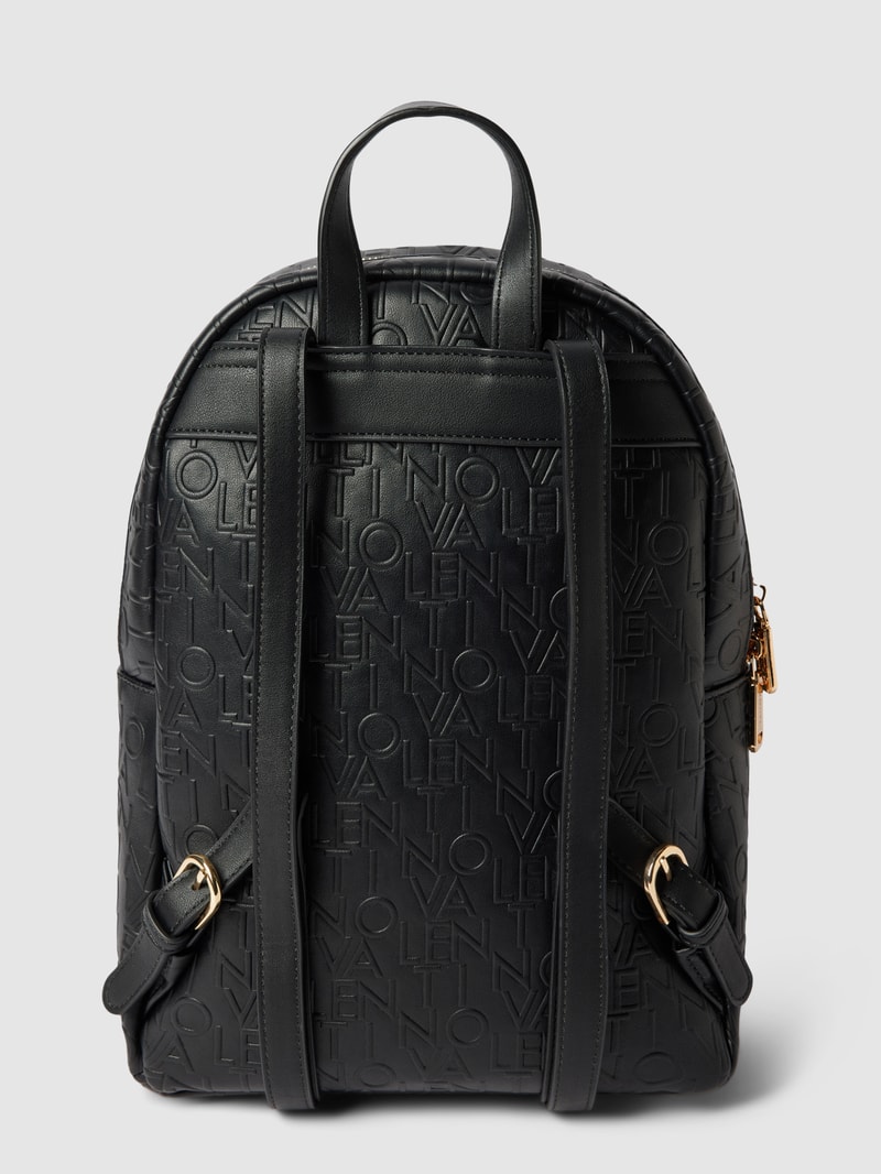 Rucksack mit Label-Muster Modell 'RELAX' in black