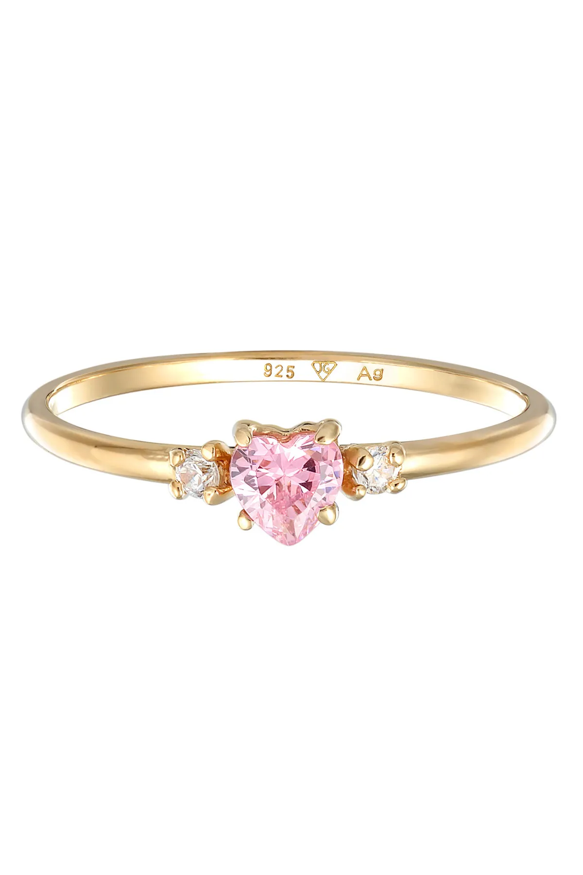 ELLI  Ring - Rosa - Zirkon