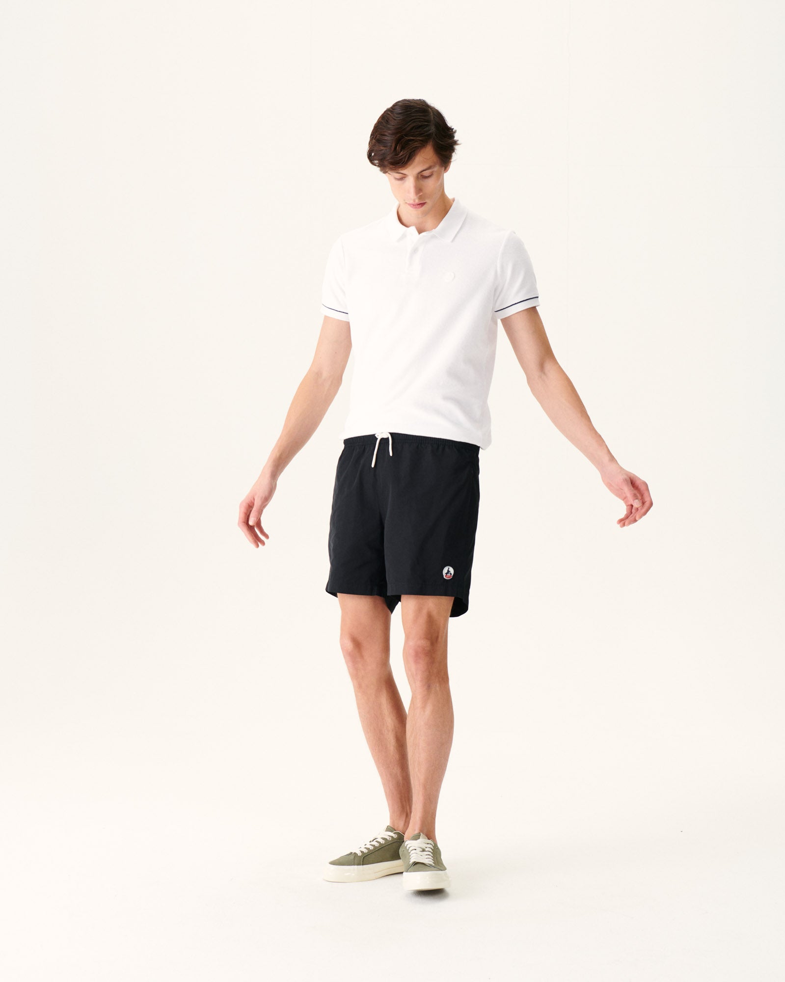 Short de bain Noir Biarritz
