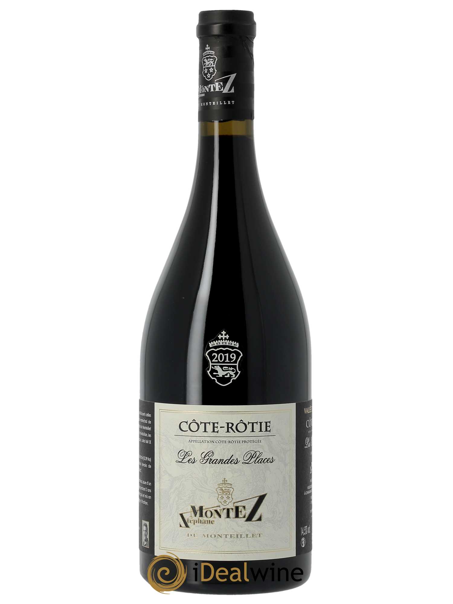 Côte-Rôtie Les Grandes Places Monteillet (Domaine du) - Stéphane Montez  2019 - Lot de 1 Bouteille