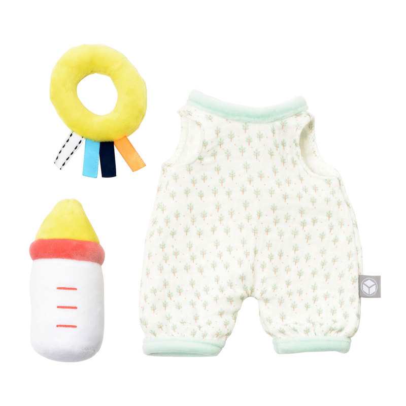 Première poupée en tissu et ses accessoires Oxybul