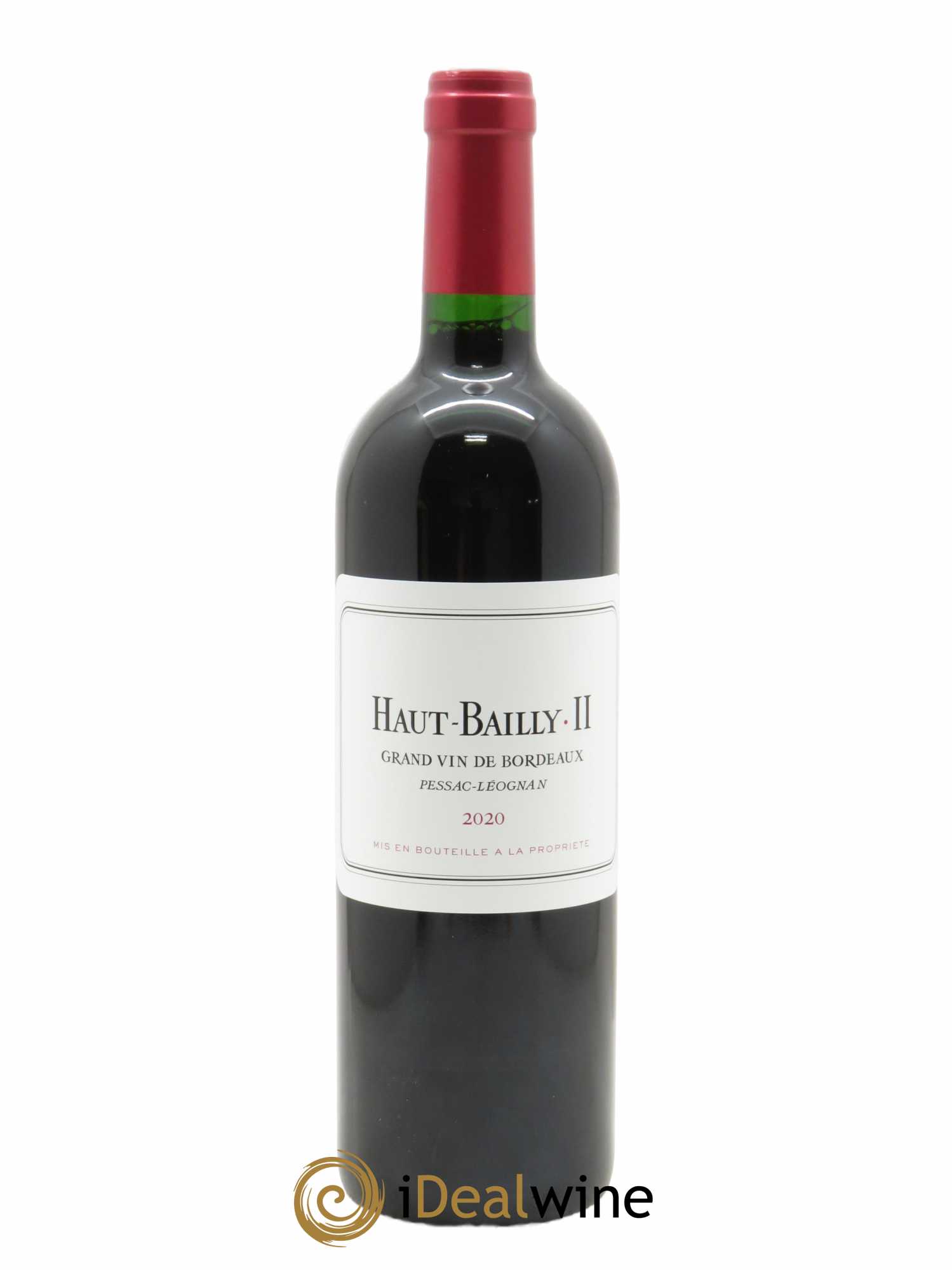 Haut Bailly II (Anciennement La Parde de Haut-Bailly) Second vin (CBO à partir de 6 BTS) 2020 - Lot de 1 Bouteille