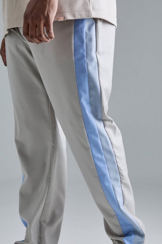 Plus Skinny Colorblock Anzughose
