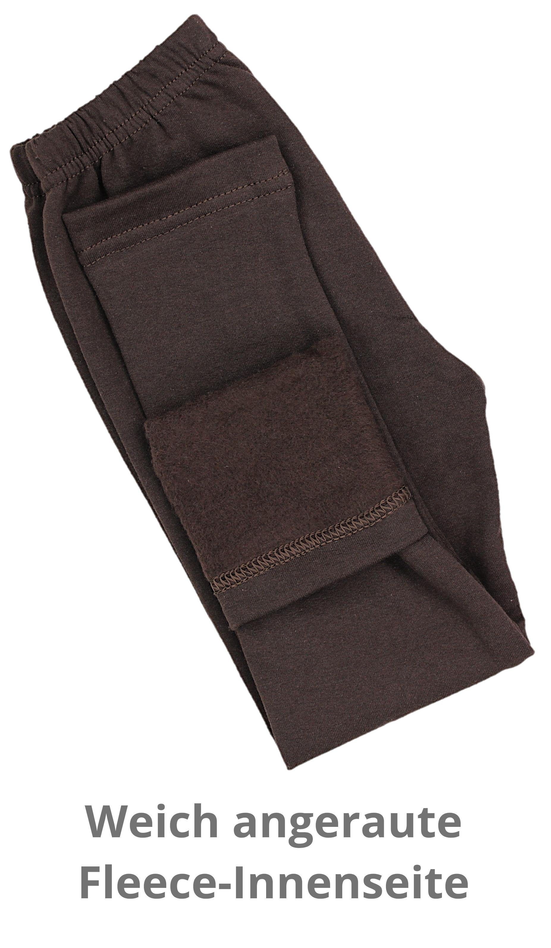 TupTam Thermoleggings Mädchen Leggings Blickdichte Leggins Winterleggings 3er Pack
