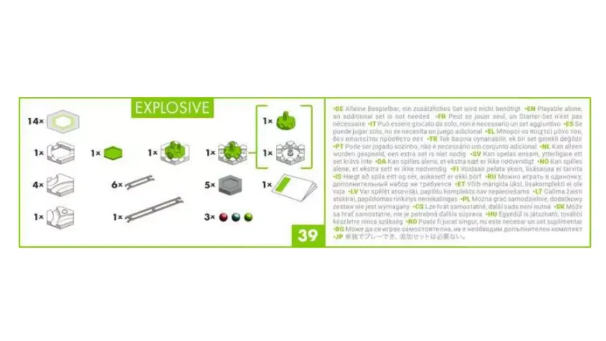 Ravensburger Beschäftigung - GraviTrax GO Explosive