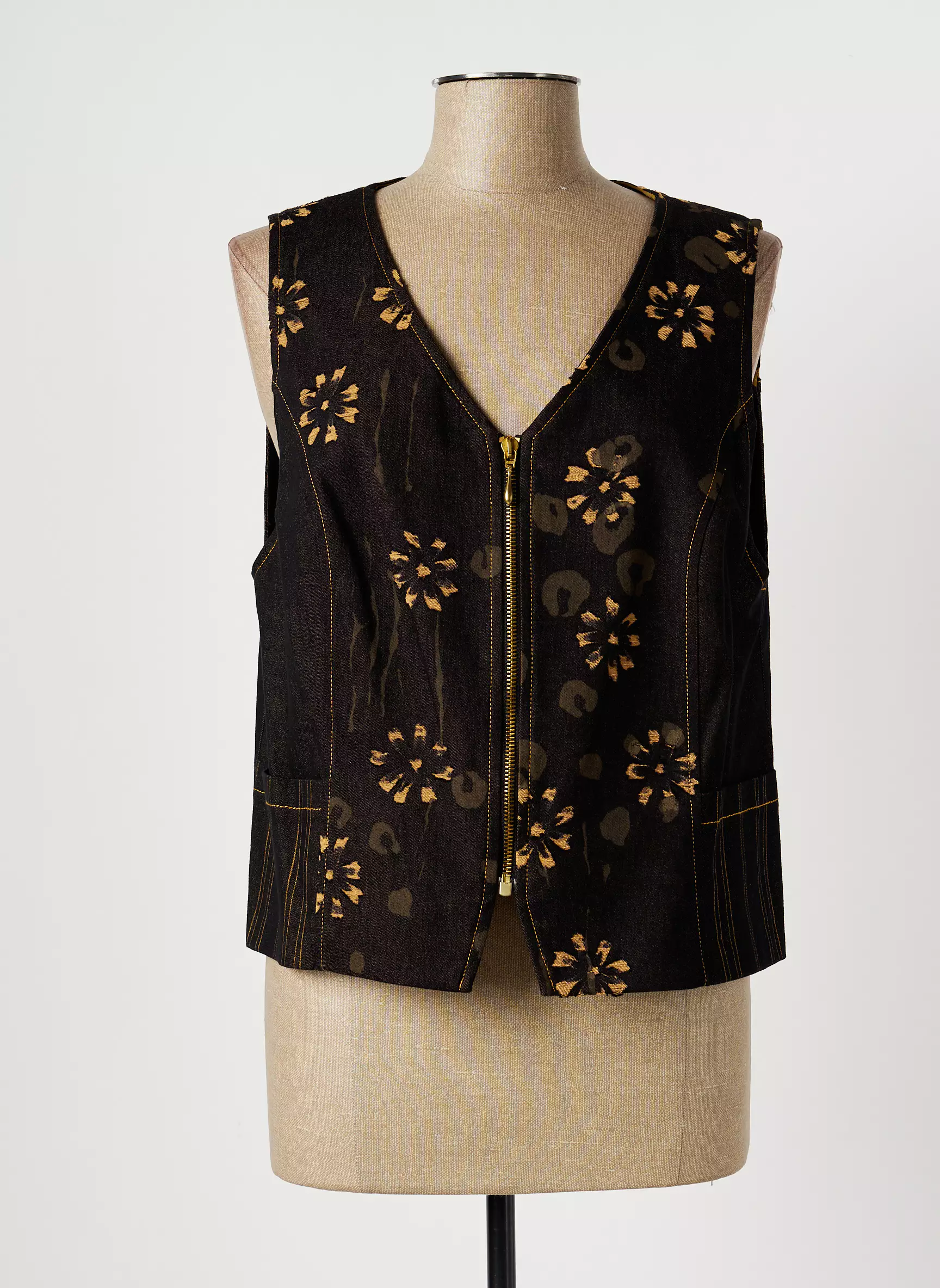 Couleurs Du Temps Vestecasual Femme couleur marron