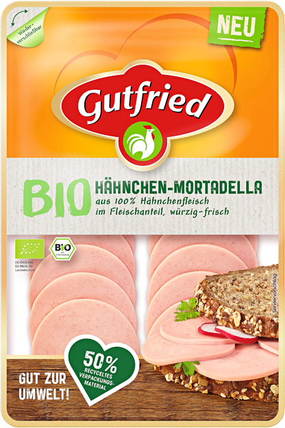 Gutfried Bio Hähnchen Mortadella