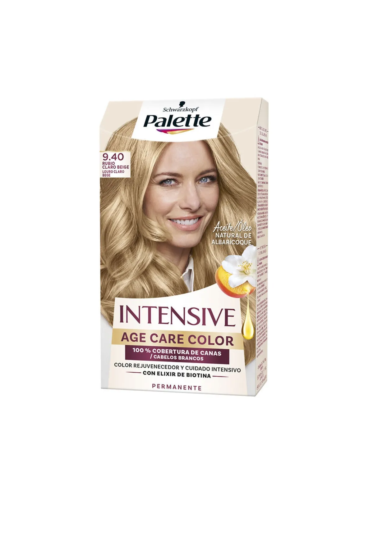 Schwarzkopf  Intensive Color Rejuvenecedor Permanente #9.40-Rubio Claro Beige Schwarzkopf