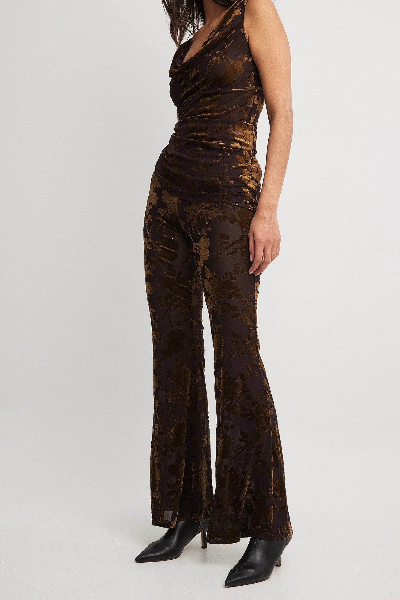 Mesh-Hose mit mittelhoher Taille