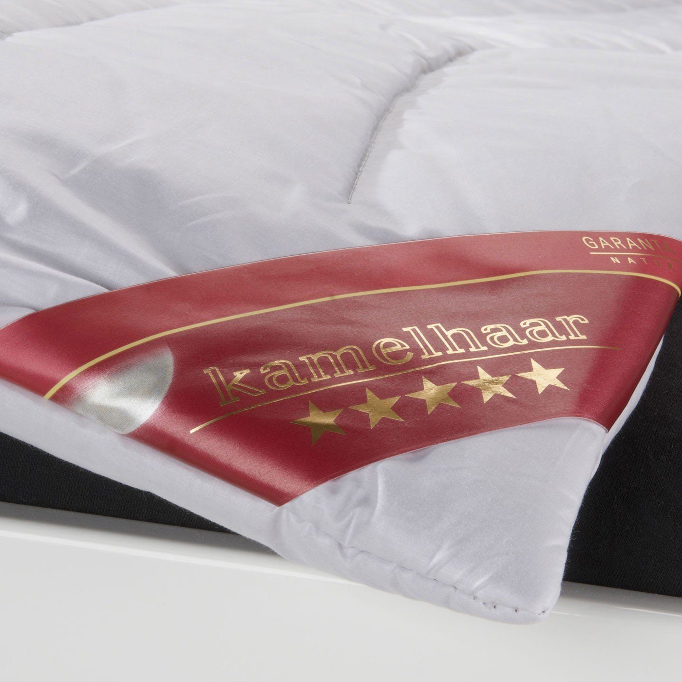 Naturfaserbettdecke, Garanta Kamelhaar Duo-warm Steppbett Winterdecke warm, Betten Traumland, Füllung: Kamelhaar, hergestellt in Deutschland