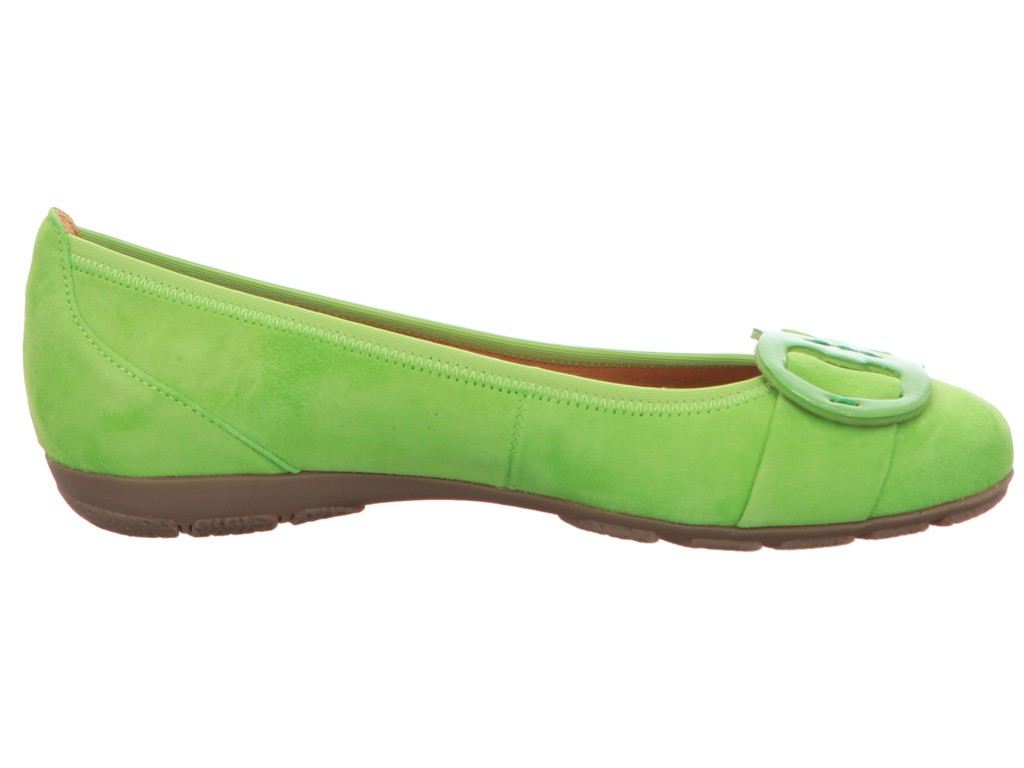 GABOR Ballerinas grün Gabor Fashion sportliche Ballerinas 44.1