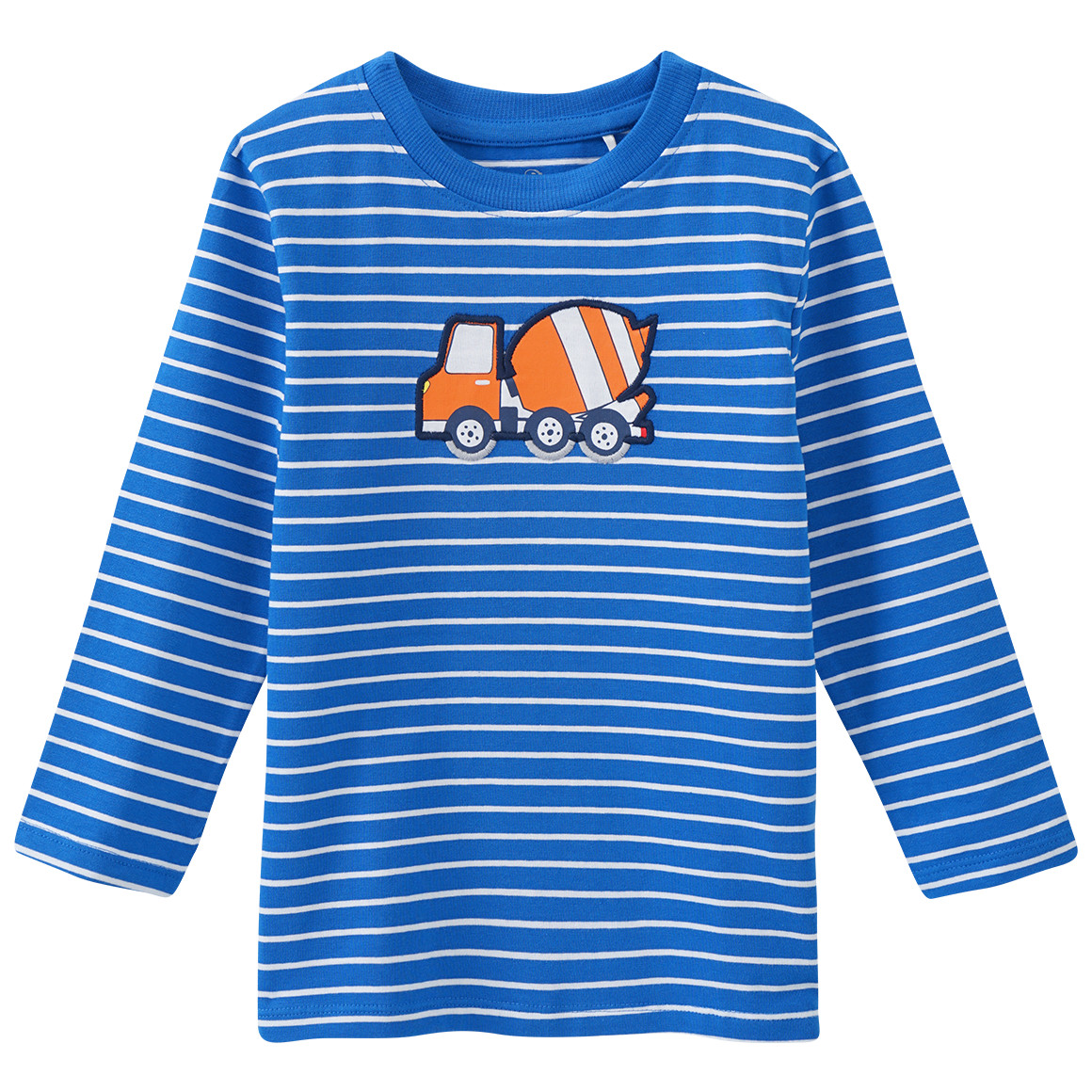 Kinder Langarmshirt mit LKW-Applikation