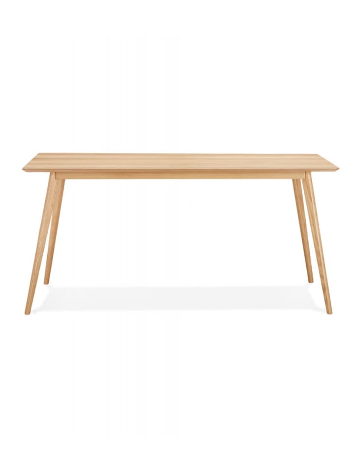 KADIMA DESIGN Esstisch BARISTA mit Eichenfurnier | Nordic Stil in Beige günstig kaufen 180 x 90 x 75 cm