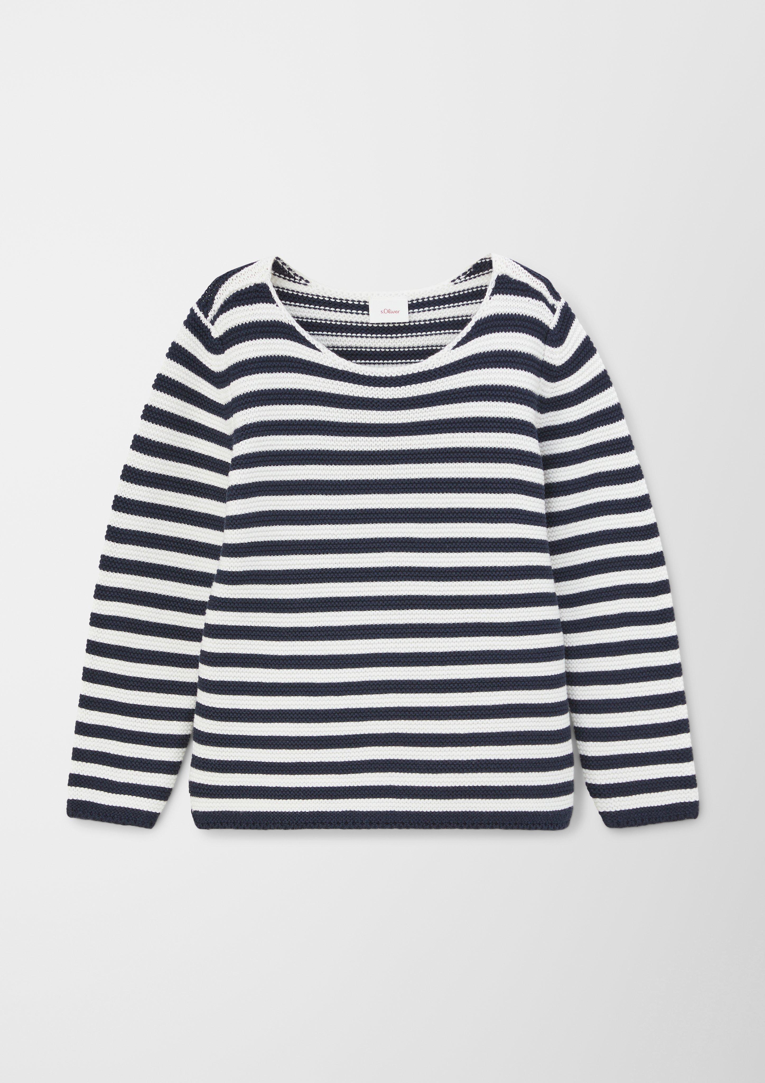 Strickpullover in Colour-Blocking-Optik  2122699-59X8