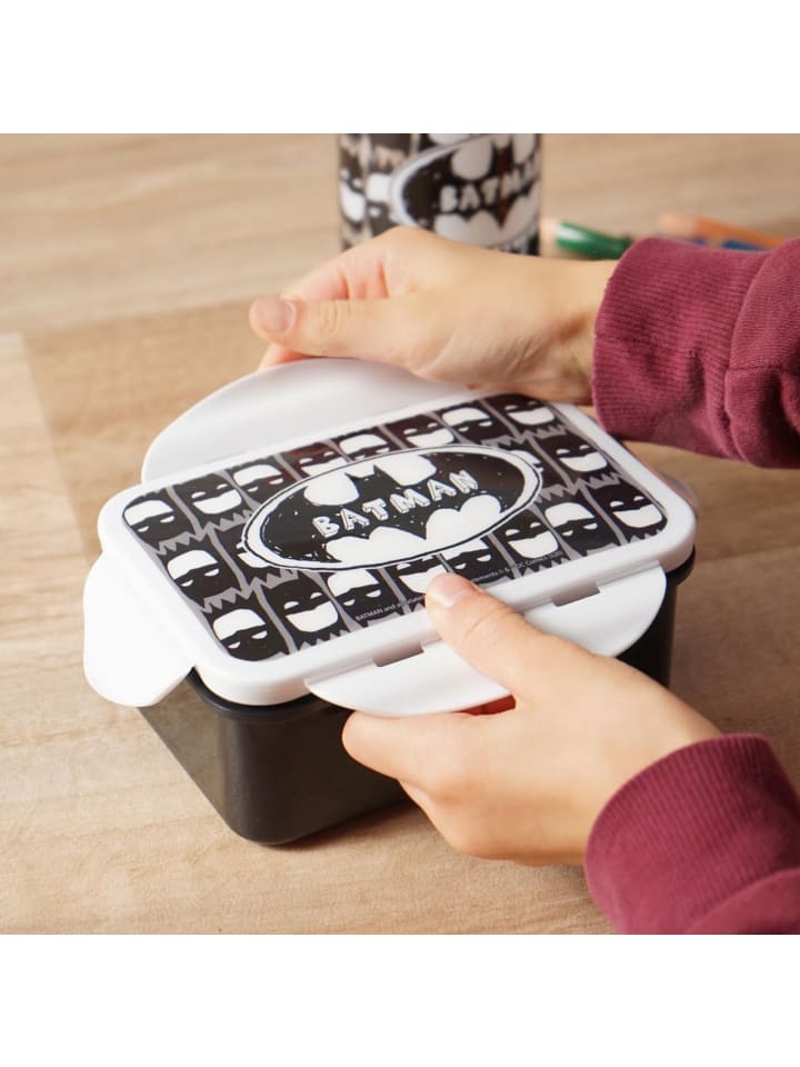 Geda Labels Brotdose Batman Kids in Schwarz - 16x10,5x6,5cm günstig kaufen onesize