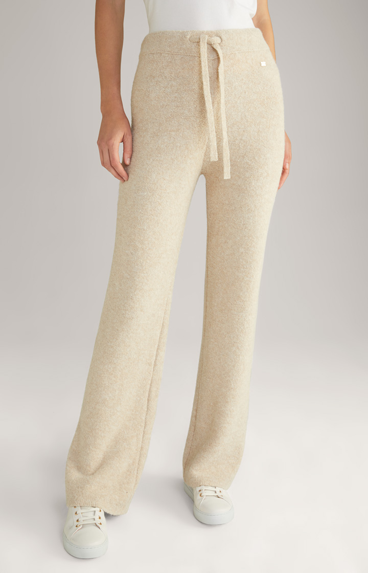 Strickhose in Beige