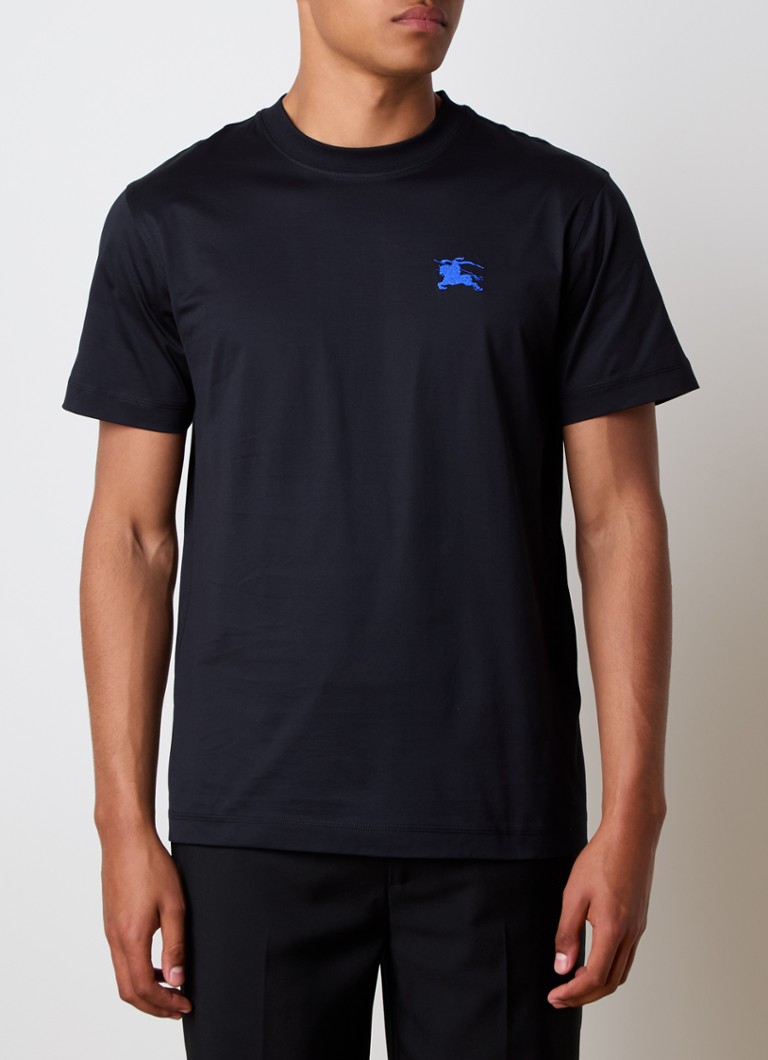 Tricou Burberry cu logo brodat