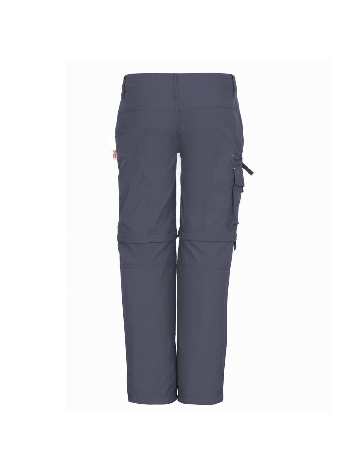 Trollkids Zipp-Off-Trekkinghose Oppland in dark grey günstig kaufen