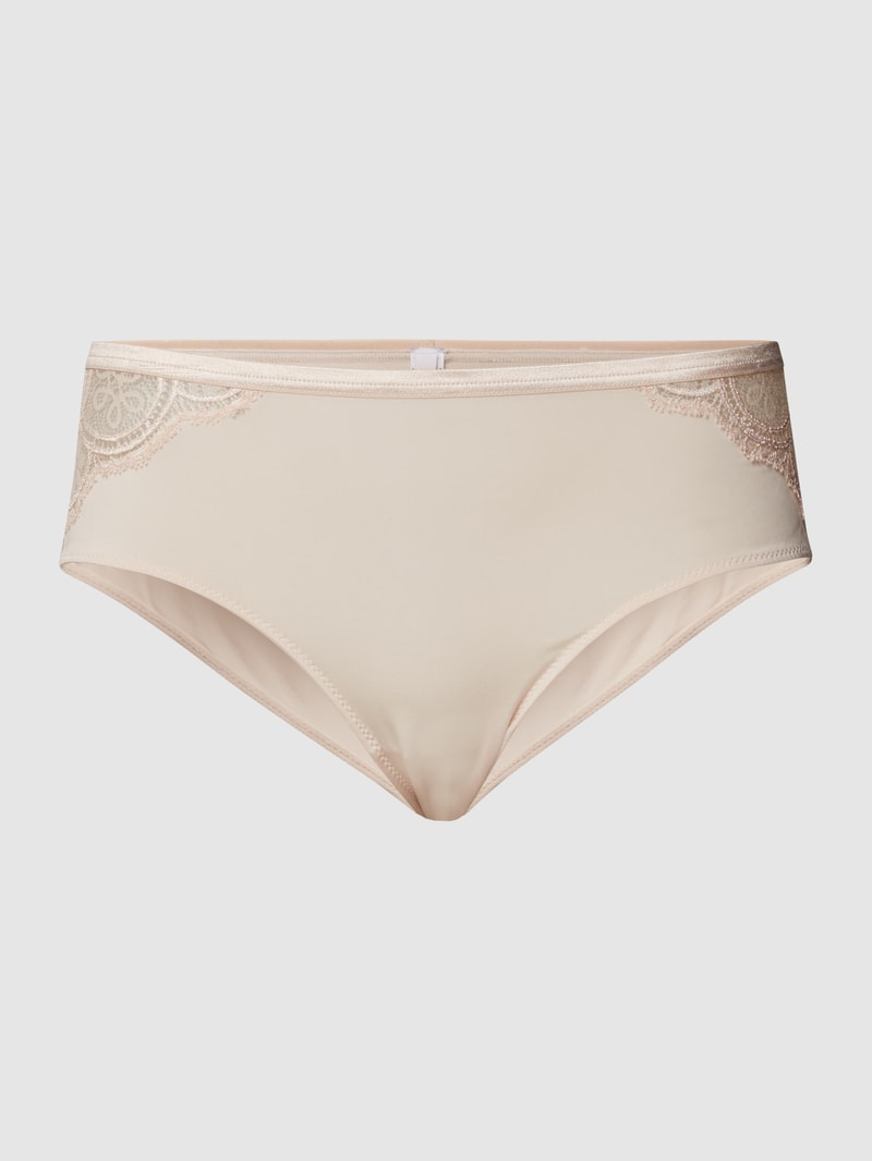 Slip mit Spitze-Details Modell 'Poetry Fame' in beige