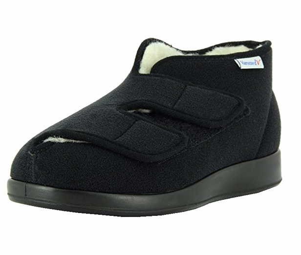 FLORETT Hausschuhe schwarz 60925/60 Genua Winter