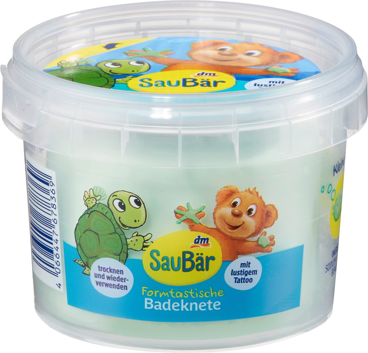 Badeknete Formtastisch mit Tattoo, 100 g