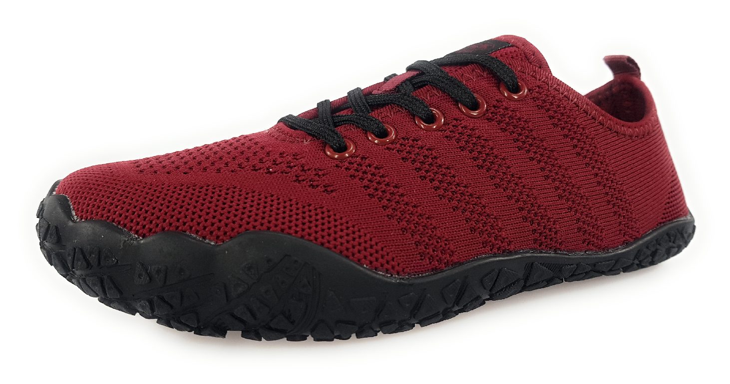 Rock Spring Barfußschuh Stella Rot burgundy