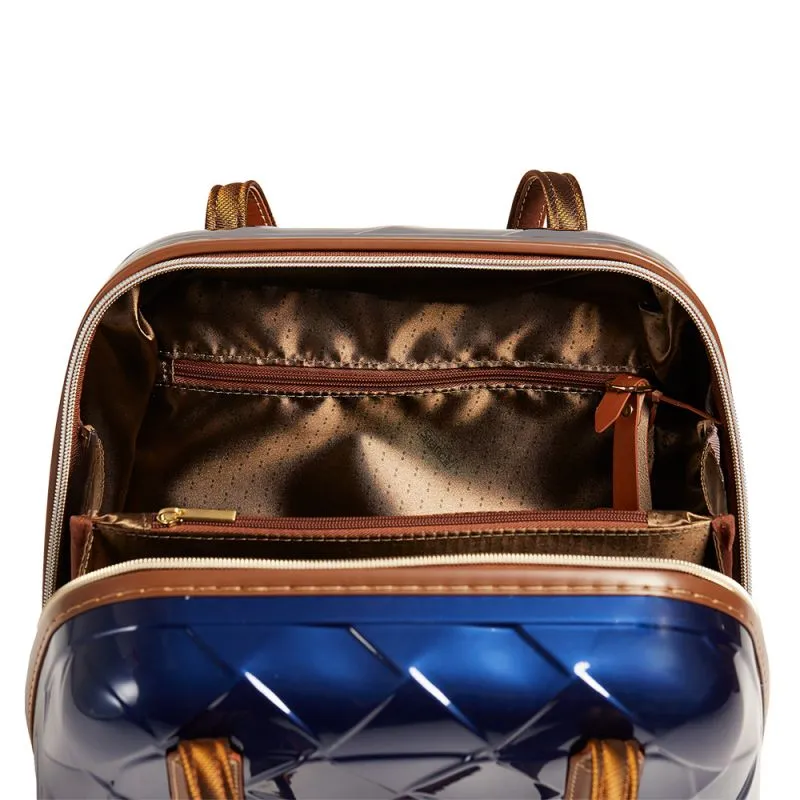 Stratic Leather&More - Hartschalen-Koffer Beautycase (bis 28cm) - blue