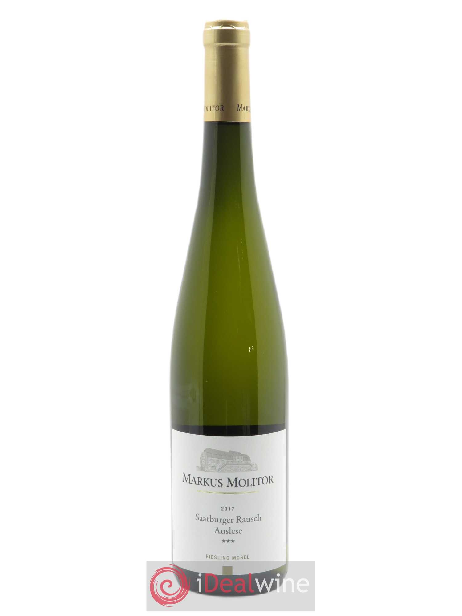 Riesling Markus Molitor Saarburger Rausch Auslese°°° Gold Capsule  2017 - Lot de 1 Bouteille