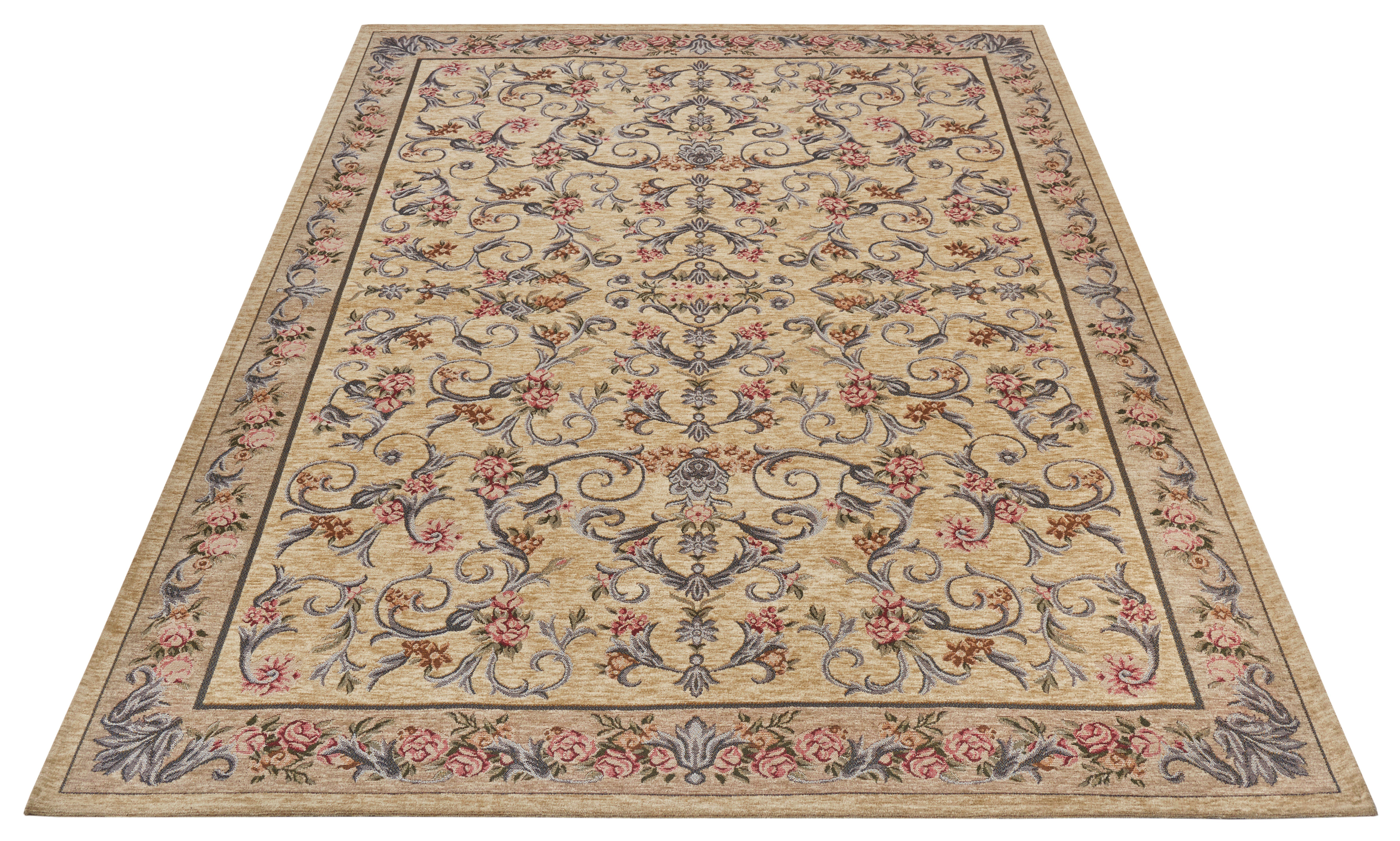 Teppich Assia, HANSE Home, rechteckig, Höhe: 5 mm, Boho-Style, Anti-Rutsch, Vintage, Wohnzimmer, Flur, Schlafzimmer