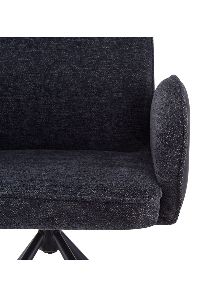 B&D Home Drehstuhl MICHAEL in Anthrazit - (B)57 x (H)85 x (T)60,5 cm günstig kaufen onesize