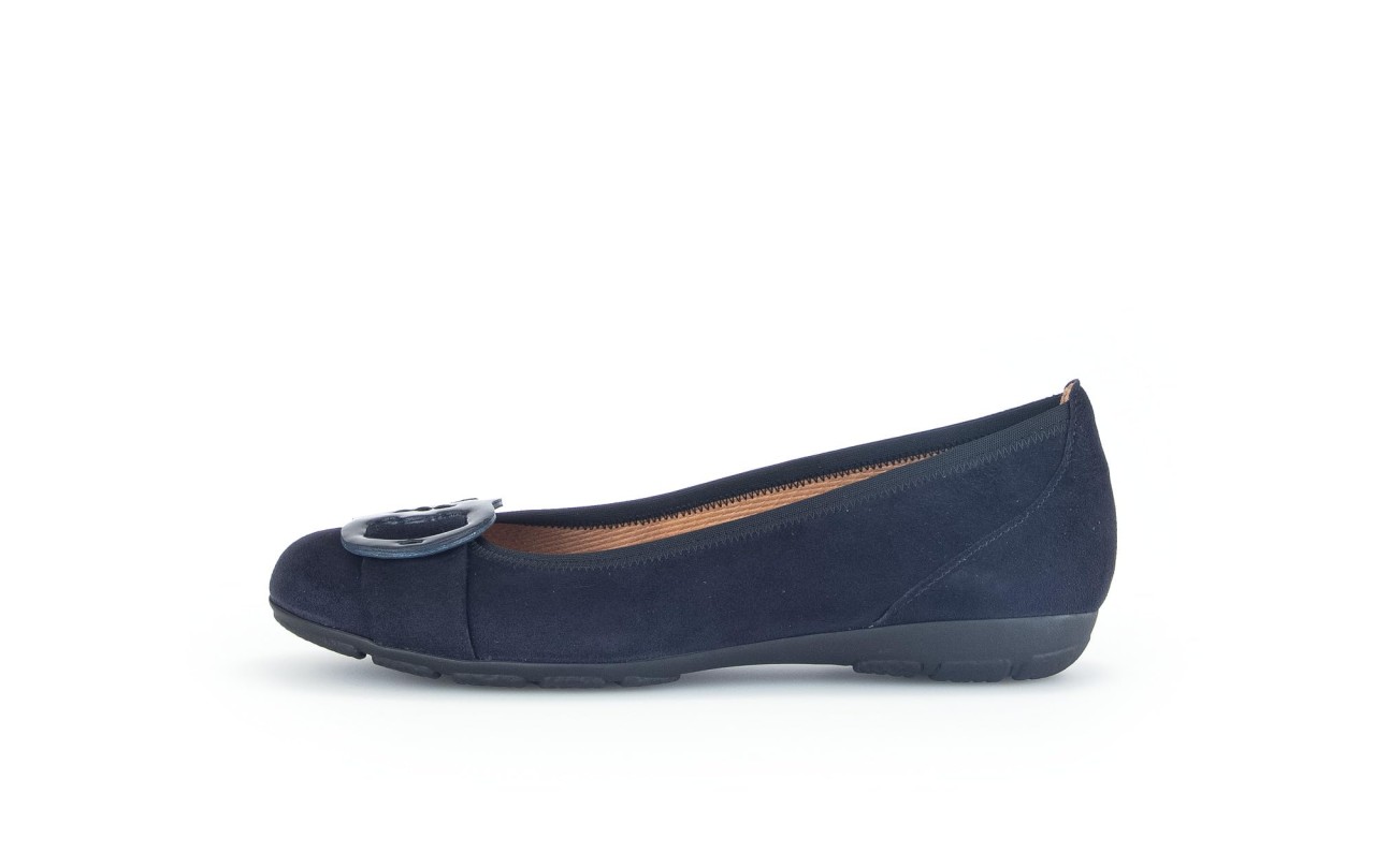GABOR Ballerinas blau Gabor Fashion sportliche Ballerinas 44.1