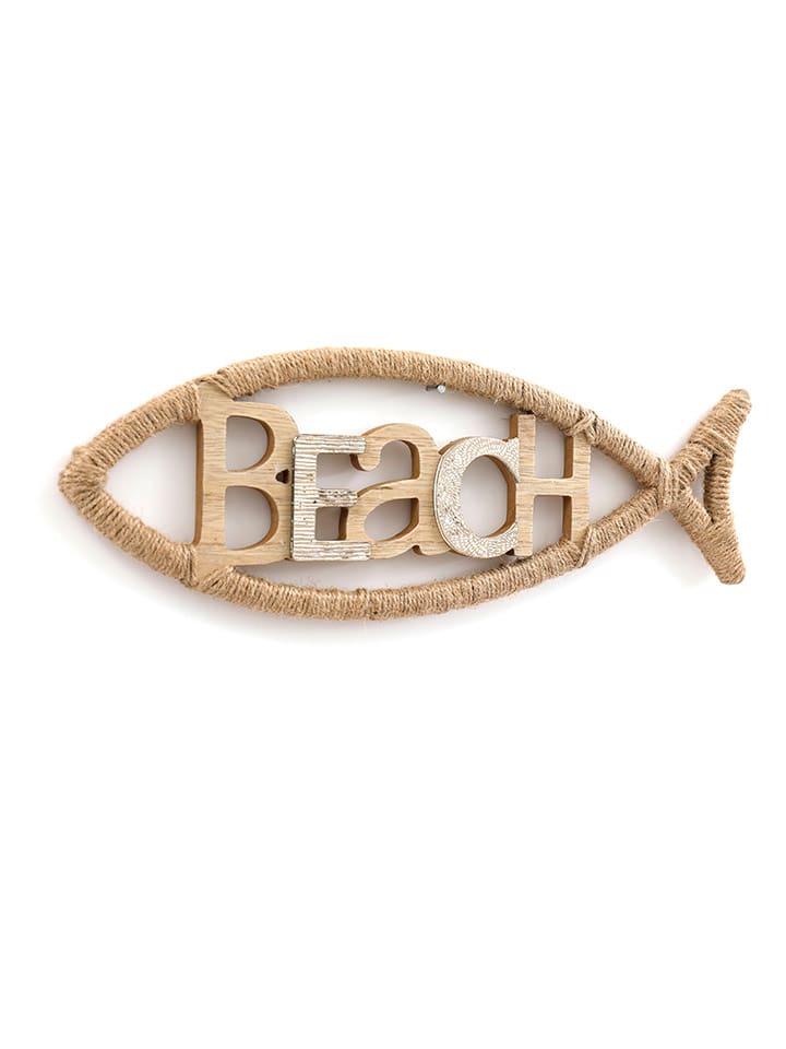 SiL Interiors Wanddekor in Hellbraun - (L)40 x (B)14 cm günstig kaufen onesize