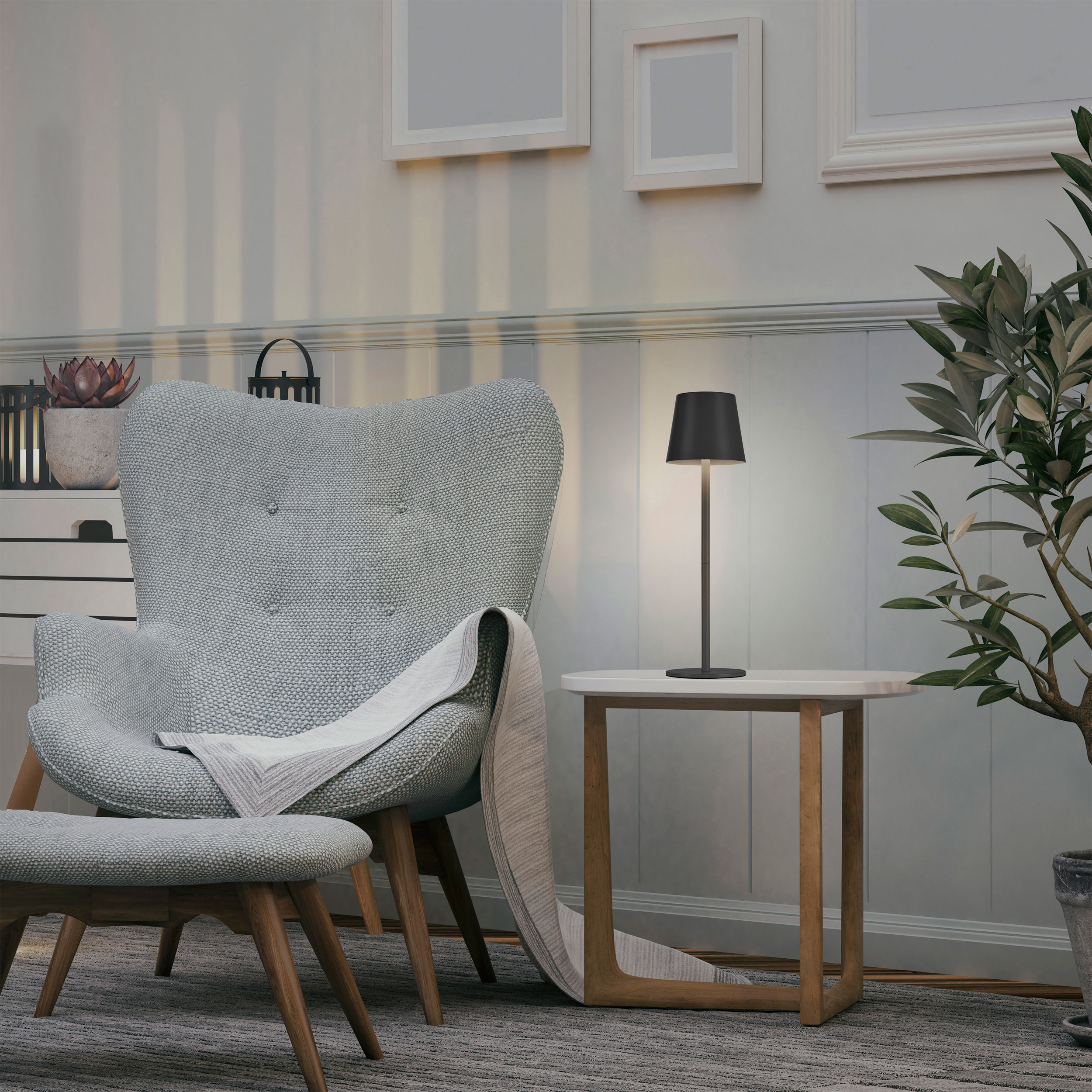 JUST LIGHT.LED-Akku-Tischleuchte 1flg