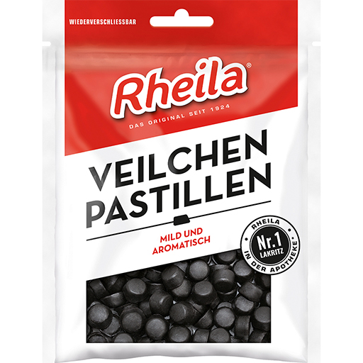 RHEILA Veilchen Pastillen mit Zucker  90 g  Bonbons