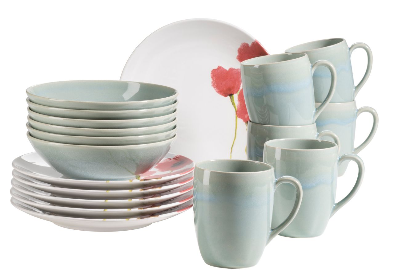 Mäser Serie Ossia, Frühstückservice 18 teilig für 6 Personen