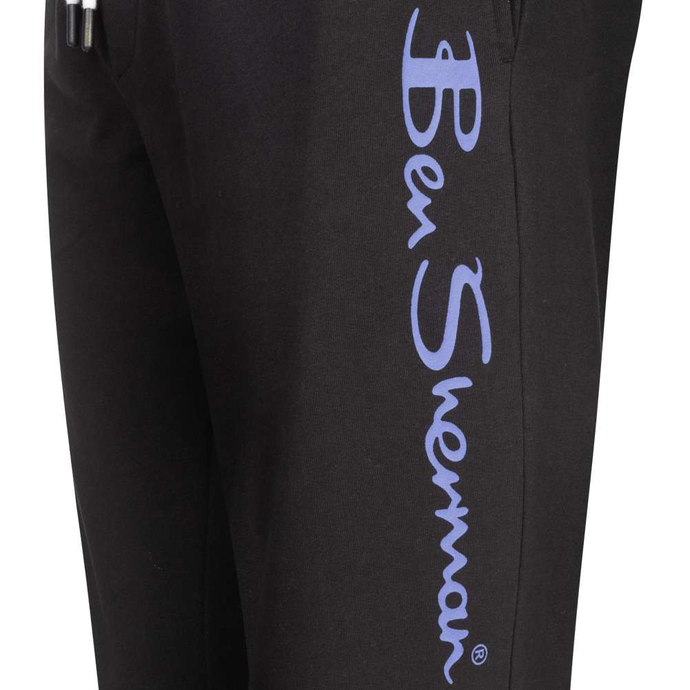 BEN SHERMAN Large Logo Herren Jogginghose 0065219-BLACK