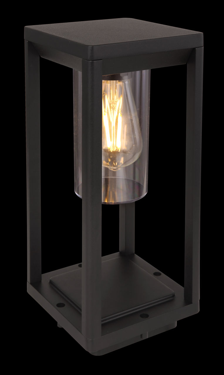 Globo Lighting - CANDELA - Außenleuchte Aluminium Druckguss schwarz matt, 1x E27 LED