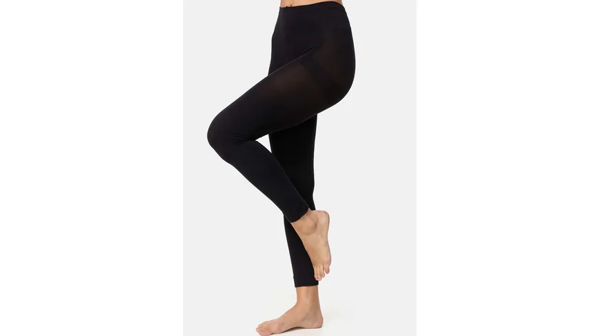 NUR DIE Damen Leggings 80 DEN schwarz