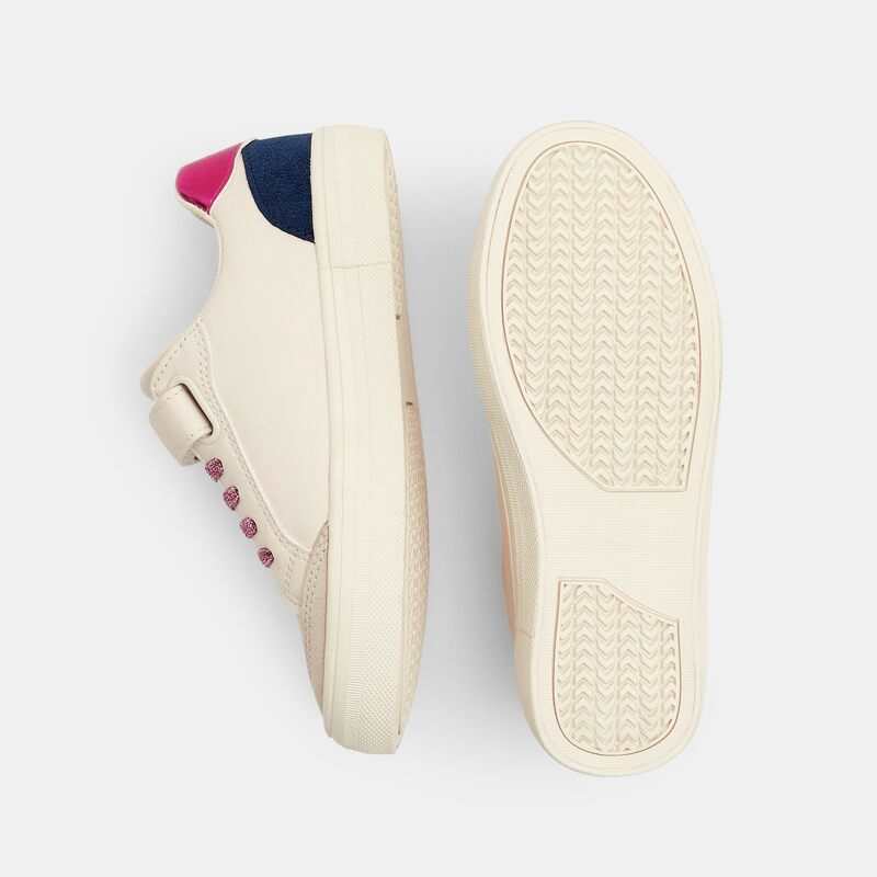 Baskets street blanches fille