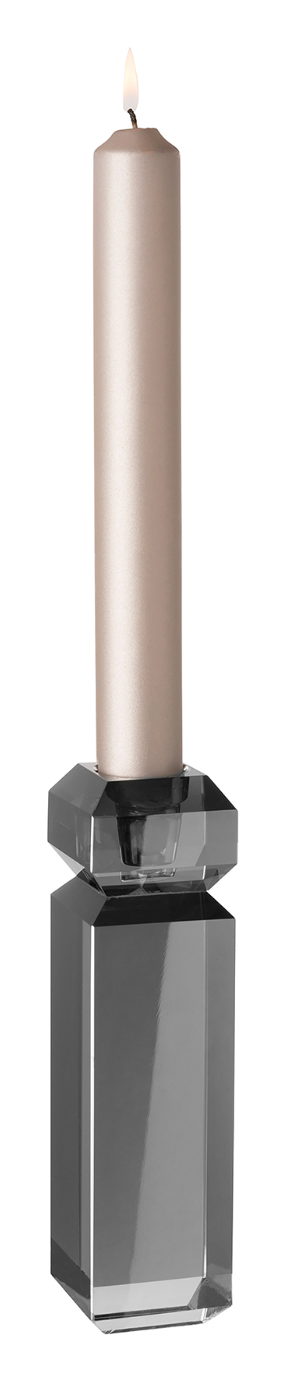 Stabkerze Candle steinfarben