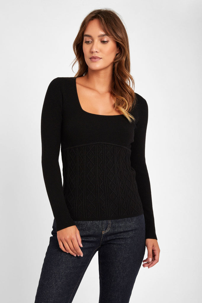 Pull Willma Encolure Carree