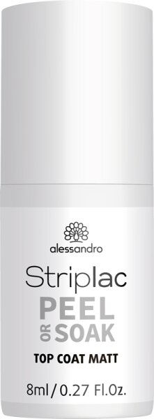 Alessandro Striplac Peel or Soak Top Coat Matt Nagelüberlack