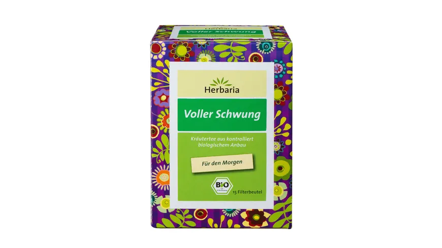 Herbaria Voller Schwung Tee bio 15 FB 24 g
